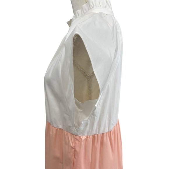 CROSBY by Mollie Burch Small Cap Sleeve Color Block Watts Midi Dress NWT $292 - Picture 6 of 16